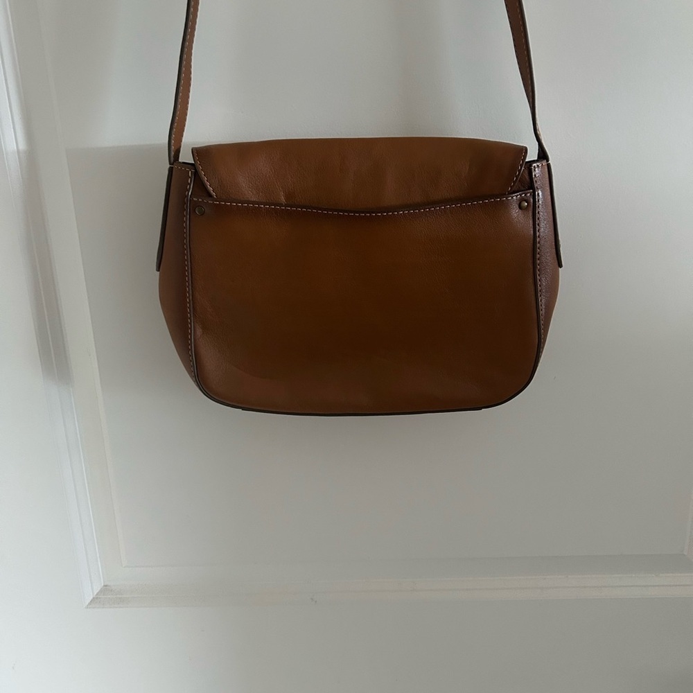 Frye Chestnut Brown Leather Crossbody Bag - Picture 4 of 9